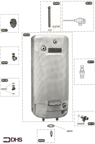 Exploded Diagram for TANK