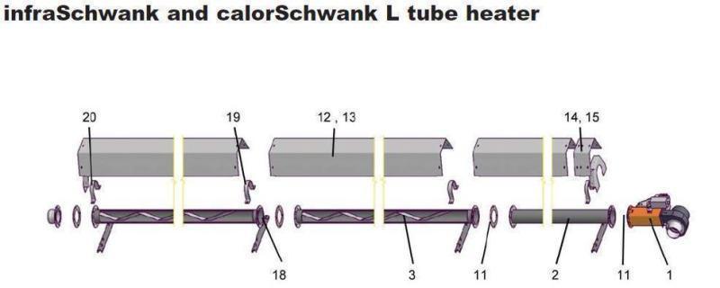 Exploded Diagram for TUBE ASSEMBLY