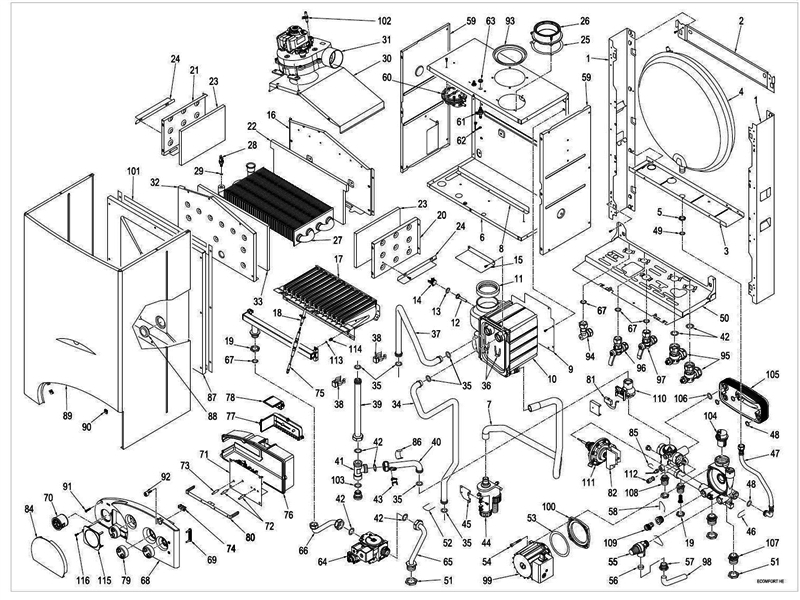 Exploded Diagram for BOILER ASSEMBLY