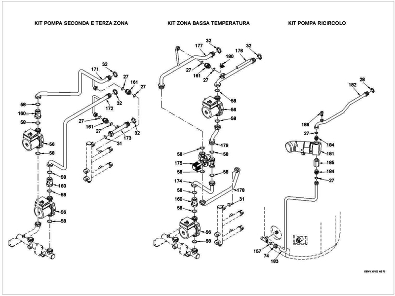 Exploded Diagram for PUMP/CONNECTION ASSEMBLY