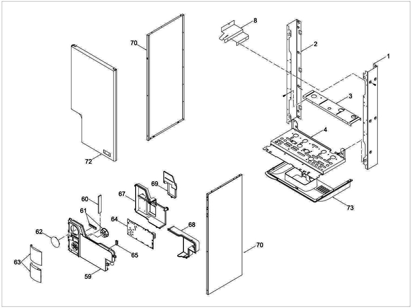 Exploded Diagram for CASE/PANEL ASSEMBLY