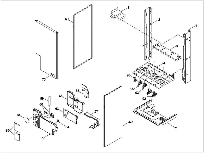Exploded Diagram for CASE/PANEL ASSEMBLY