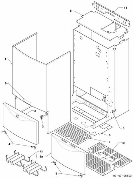 Exploded Diagram for CASING PARTS