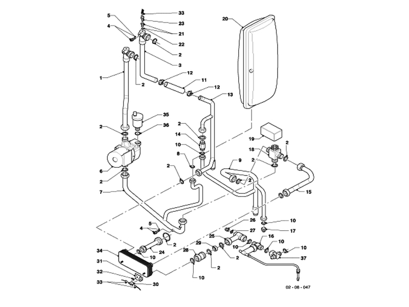 Exploded Diagram for CONNECTION PARTS