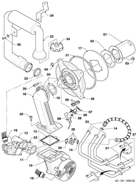 Exploded Diagram for BURNER