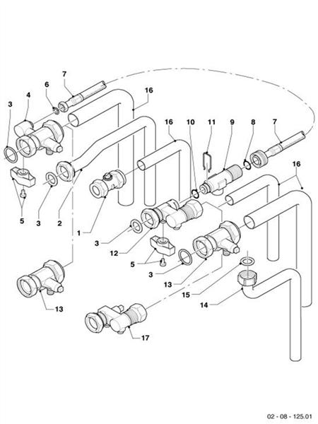 Exploded Diagram for CONNECTION PARTS (ACC.)
