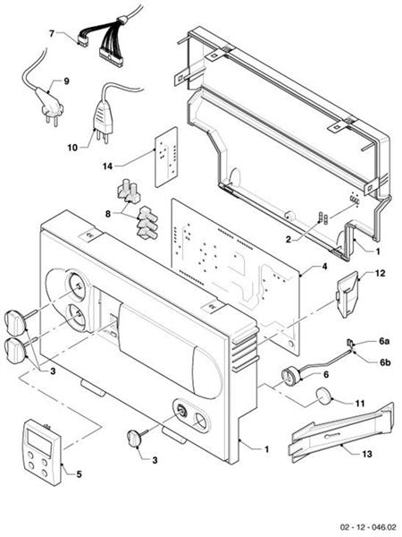 Exploded Diagram for CONTROL BOX (TO 08/07)