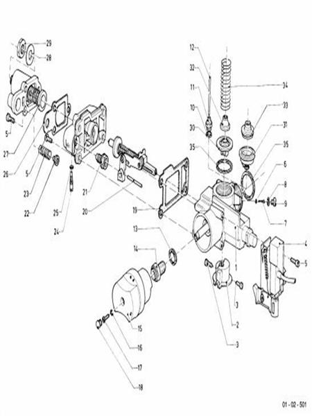 Exploded Diagram for GAS SECTION 1