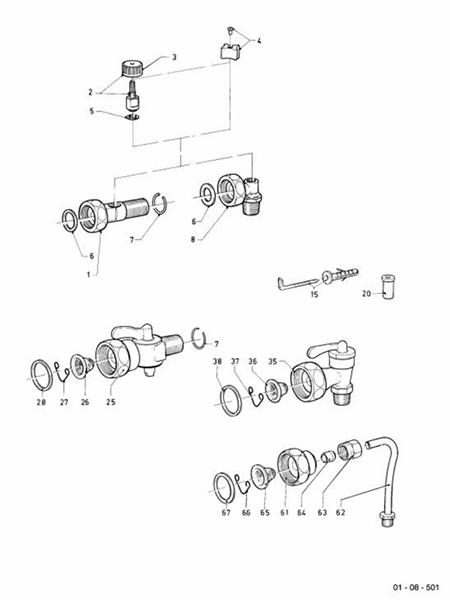 Exploded Diagram for CONNECTION PARTS