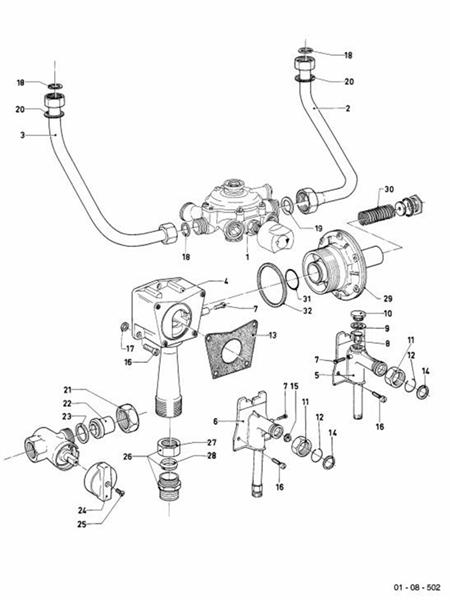 Exploded Diagram for CONNECTION PARTS 1