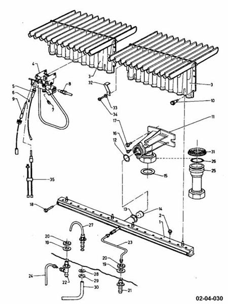Exploded Diagram for BURNER