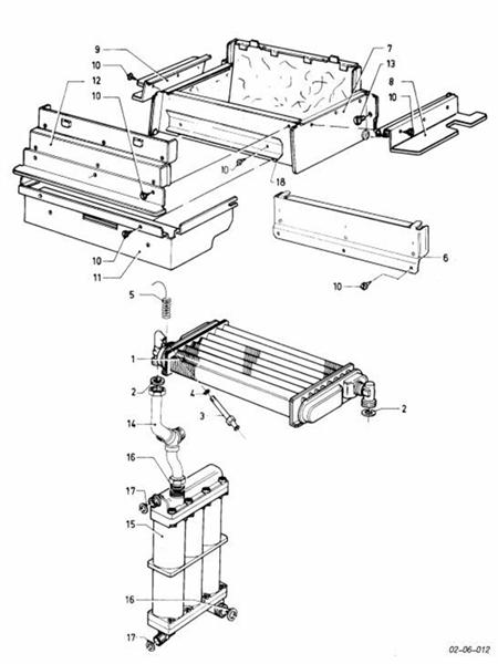 Exploded Diagram for HEAT EXCHANGER