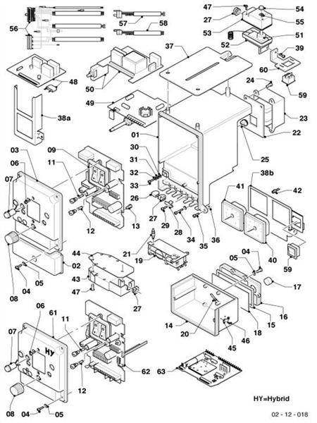 Exploded Diagram for CONTROL BOX