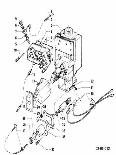 Exploded Diagram for GAS SECTION