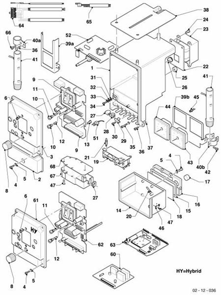 Exploded Diagram for CONTROL BOX