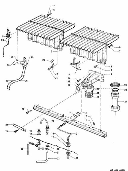 Exploded Diagram for BURNER