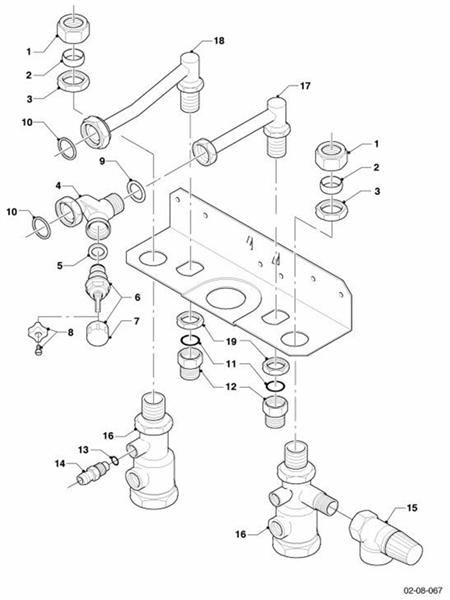 Exploded Diagram for ACC.-CONNECTION PARTS