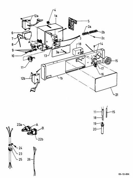 Exploded Diagram for CONTROL PANEL (FROM 09/90)