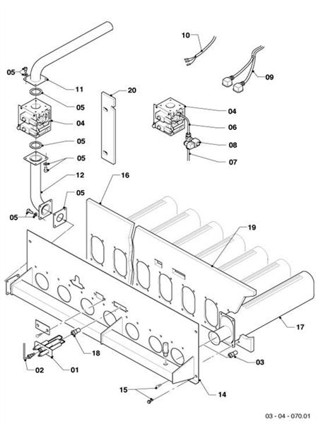 Exploded Diagram for BURNER