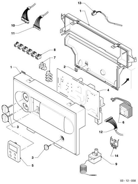 Exploded Diagram for CONTROL PANEL