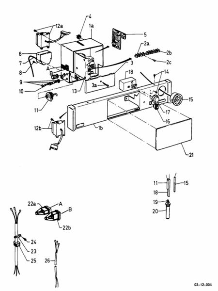 Exploded Diagram for CONTROL PANEL (FROM 09/90)