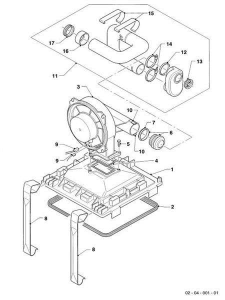Exploded Diagram for BURNER