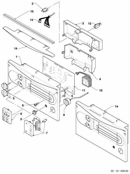 Exploded Diagram for CONTROL BOX