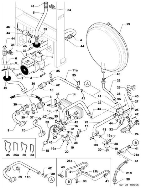 Exploded Diagram for HYDRAULIC PARTS