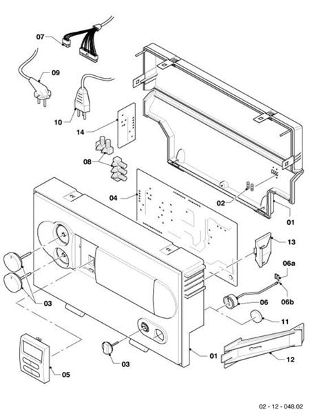 Exploded Diagram for CONTROL PANEL