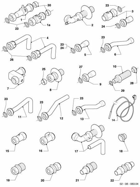 Exploded Diagram for CONNECTION ACCESSORIES
