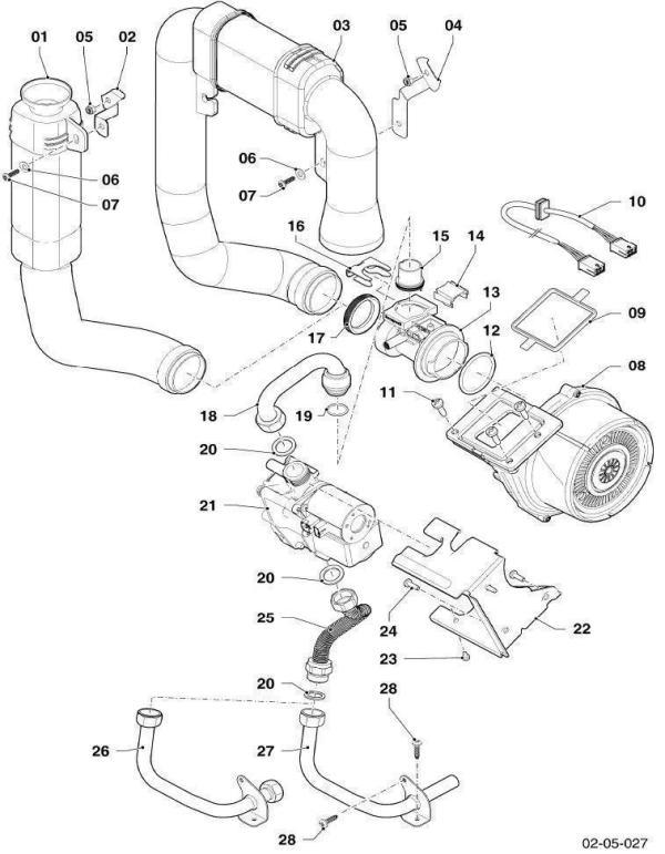 Exploded Diagram for GAS SECTION