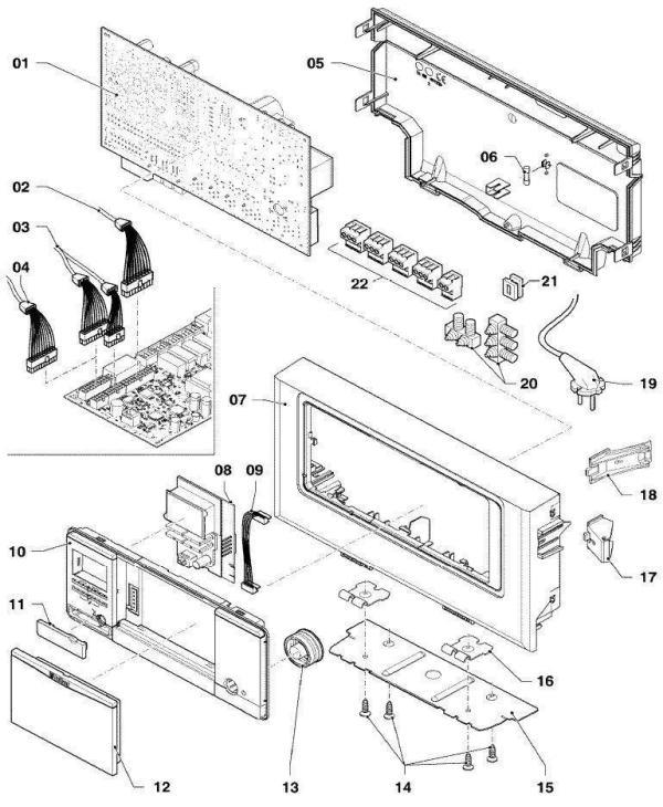 Exploded Diagram for CONTROL BOX