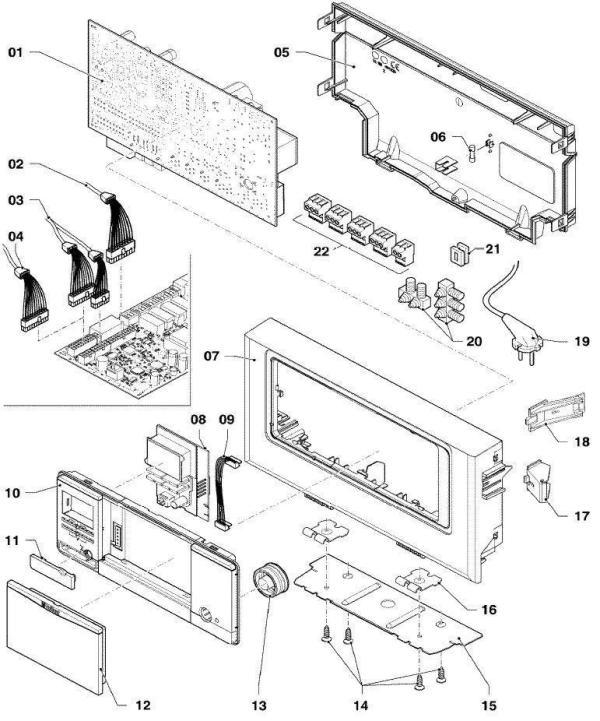 Exploded Diagram for CONTROL BOX