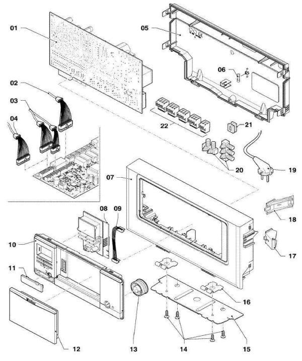 Exploded Diagram for CONTROL BOX