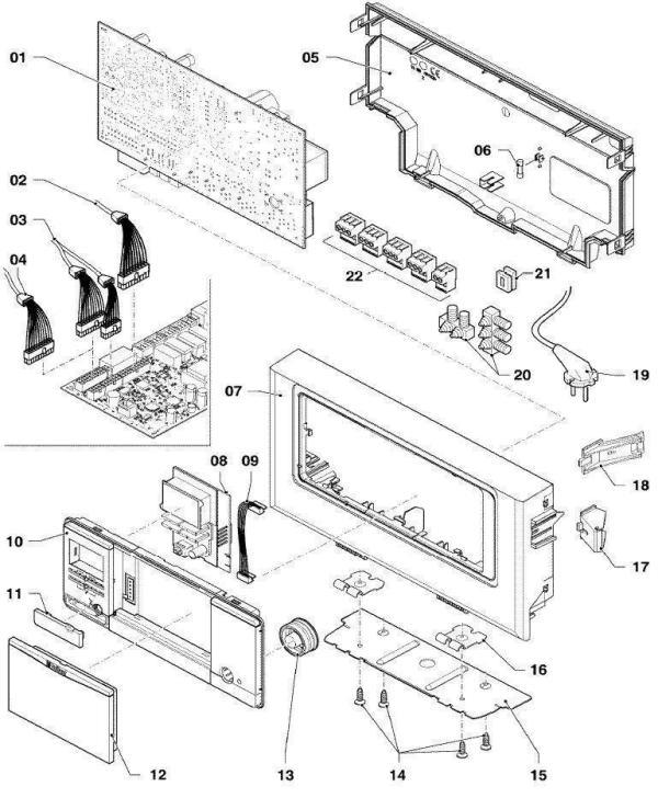 Exploded Diagram for CONTROL BOX
