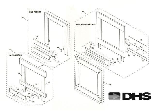 Exploded Diagram for TRIMS