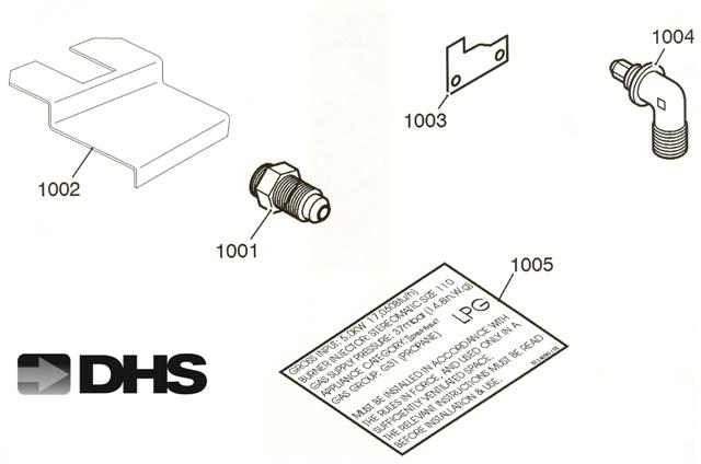 Exploded Diagram for LPG KIT