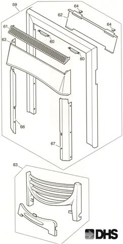 Exploded Diagram for SURROUND/CASTING