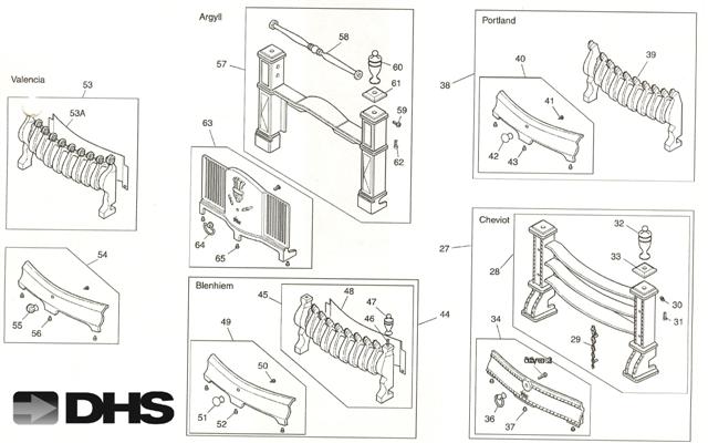 Exploded Diagram for CASTINGS