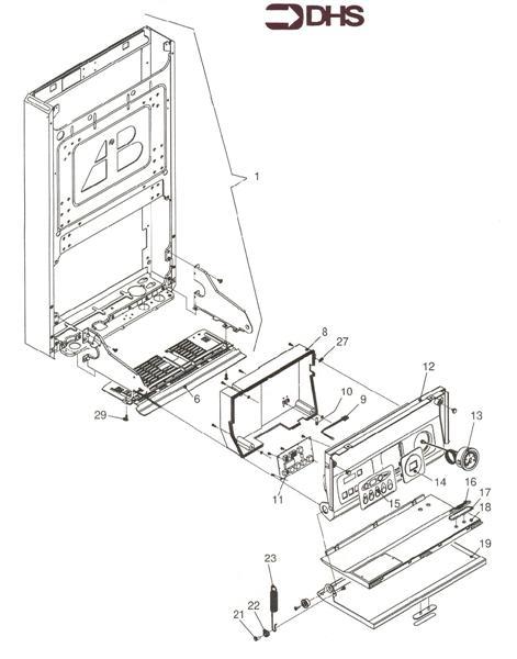 Exploded Diagram for CASING - CONTROL PANEL