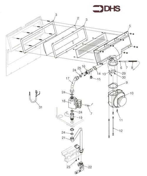 Exploded Diagram for FAN ASSY
