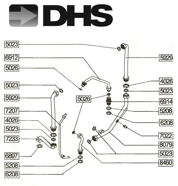 Exploded Diagram for CONNETING PIPES