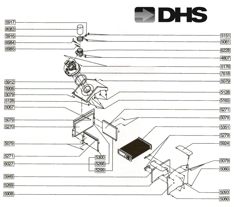 Exploded Diagram for COMBUSTION CHAMBER