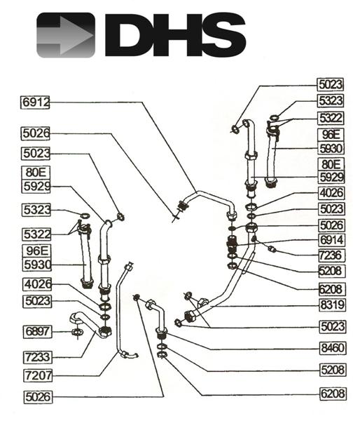 Exploded Diagram for CONNECTING PIPES