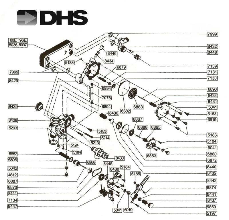 Exploded Diagram for HYDRAULIC ASSEMBLY