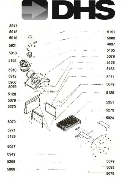 Exploded Diagram for COMBINATION CHAMBER