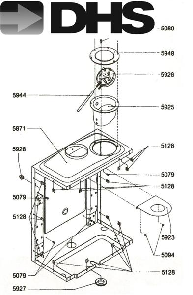 Exploded Diagram for SEALED CASE