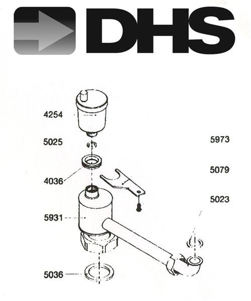 Exploded Diagram for FLOW-PIPE WITH AIR SEPARATOR