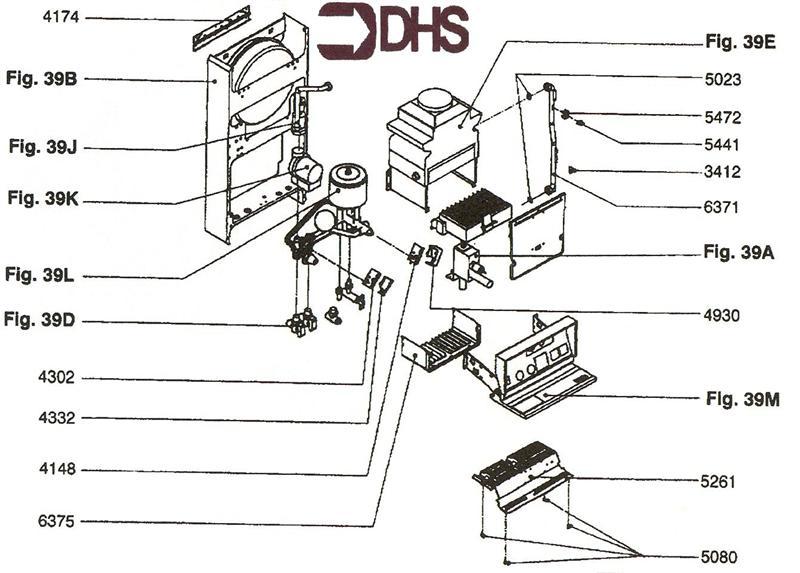 Exploded Diagram for FLOWMATIC COMBINATION BOILER