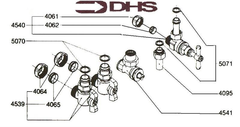 Exploded Diagram for TAPS & CONNECTION PIPES